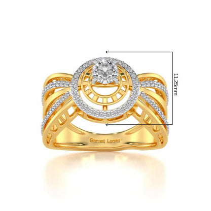 Kalyani Solitaire Ring - Yellow Gold - Image 5