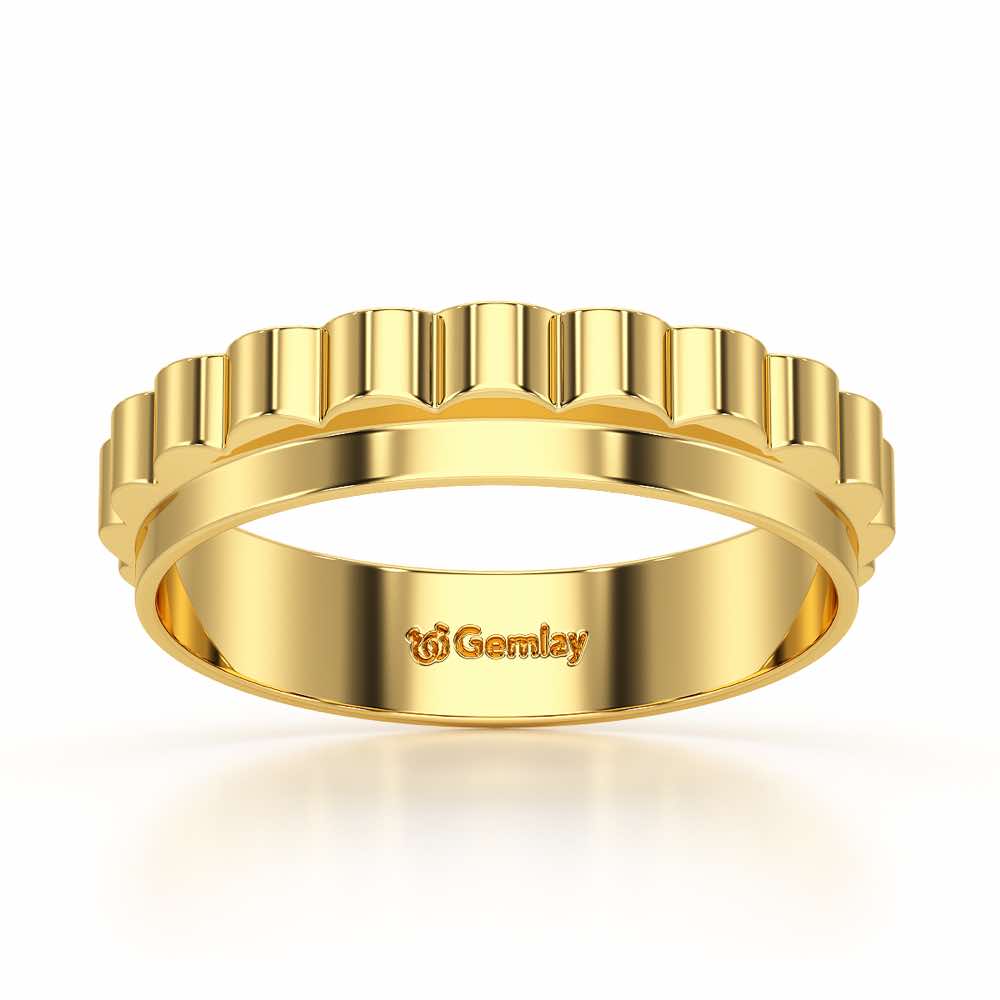 Delphine Silver Ring - Yellow Gold - Image 2