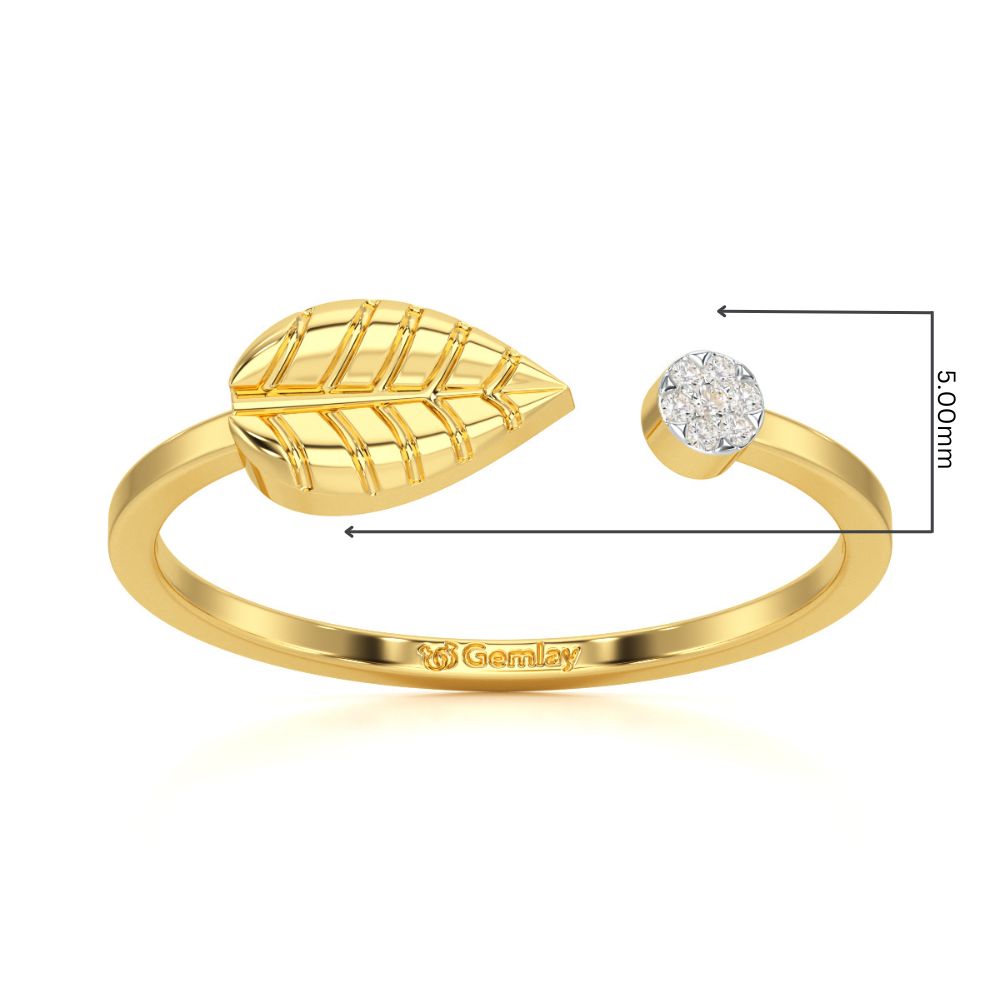Heavenly Hues Silver Ring - Yellow Gold - Image 5