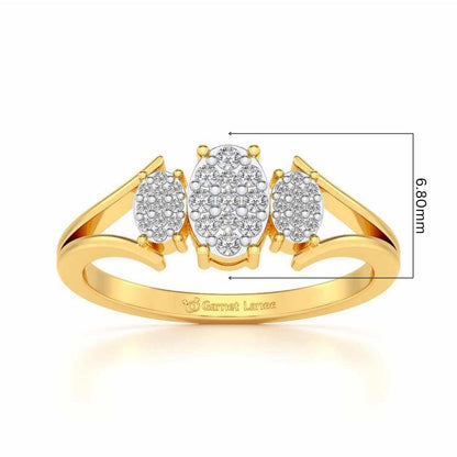 Chasmum Silver Ring - Yellow Gold - Image 5