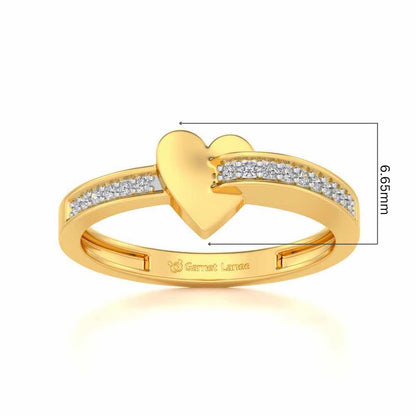 Grab My Heart Ring - Yellow Gold - Image 5