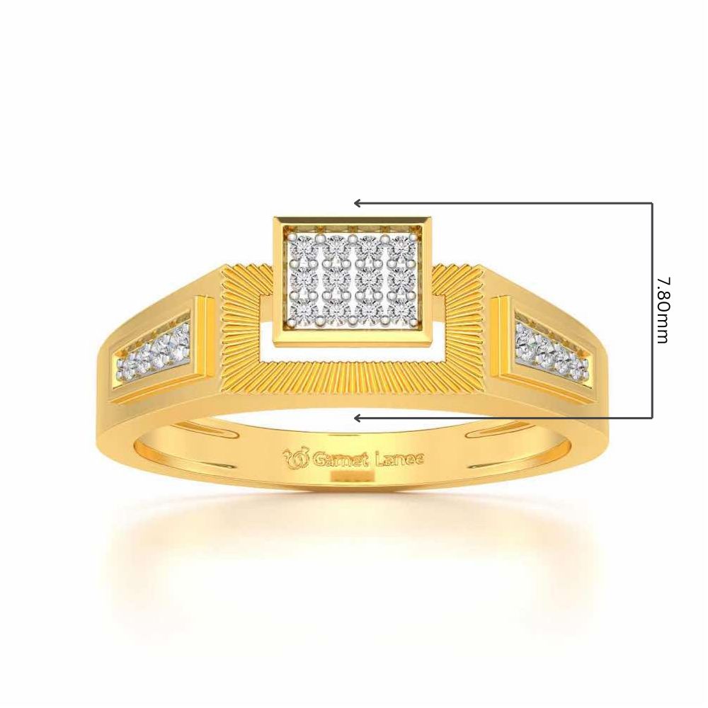 Candid Ring For Men - Yellow Gold - Image 5