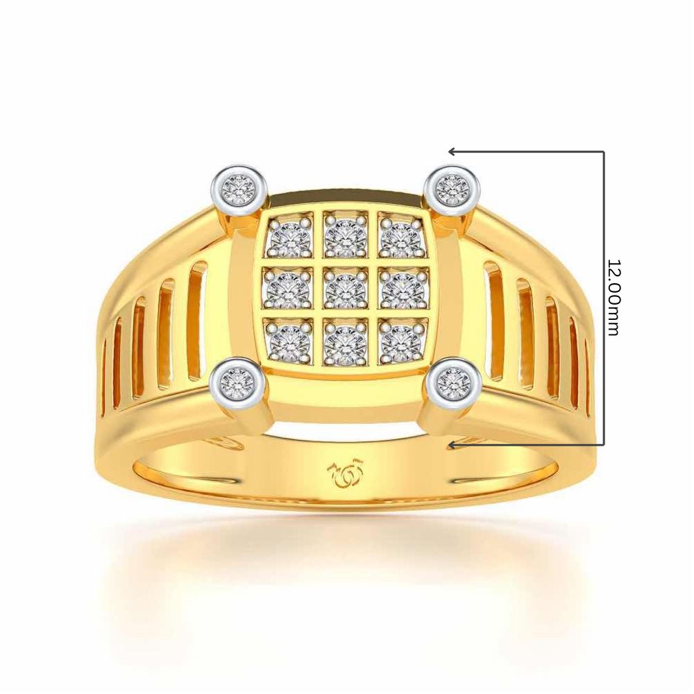 Royal Ring For Men - Yellow Gold - Image 5
