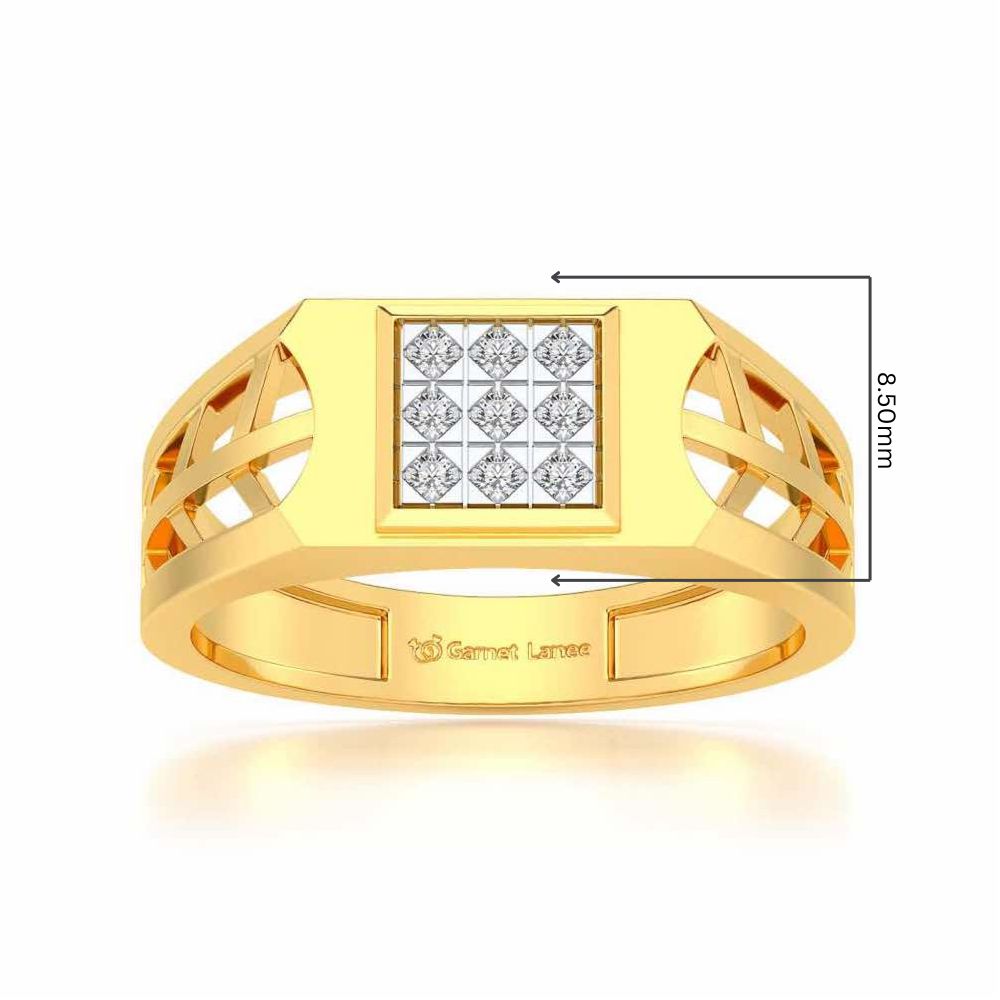 Resplendence Ring For Men - Yellow Gold - Image 5