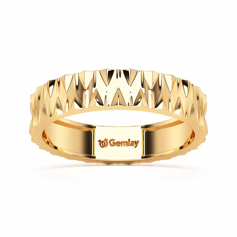 Noelle Silver Ring - Yellow Gold - Image 2