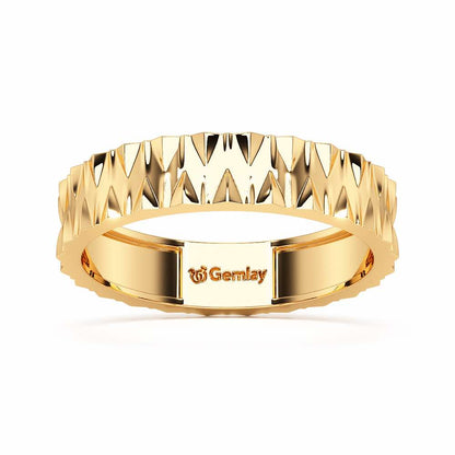 Noelle Silver Ring - Yellow Gold - Image 2