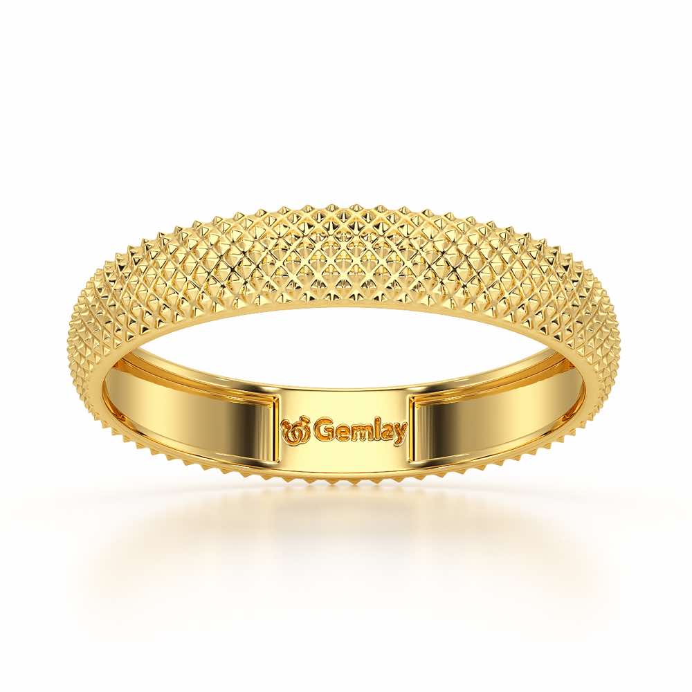 Melis Silver Ring - Yellow Gold - Image 2