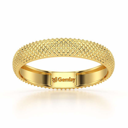 Melis Silver Ring - Yellow Gold - Image 2