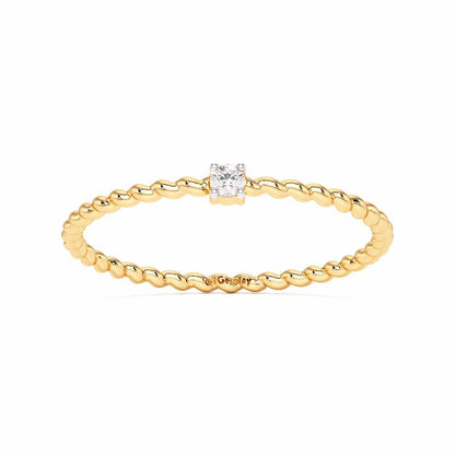 Glow Muse Women Silver Ring - Yellow Gold - Image 2