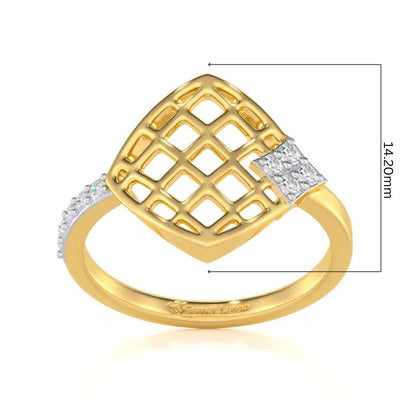 Enchanted Silver Ring - Yellow Gold - Image 5