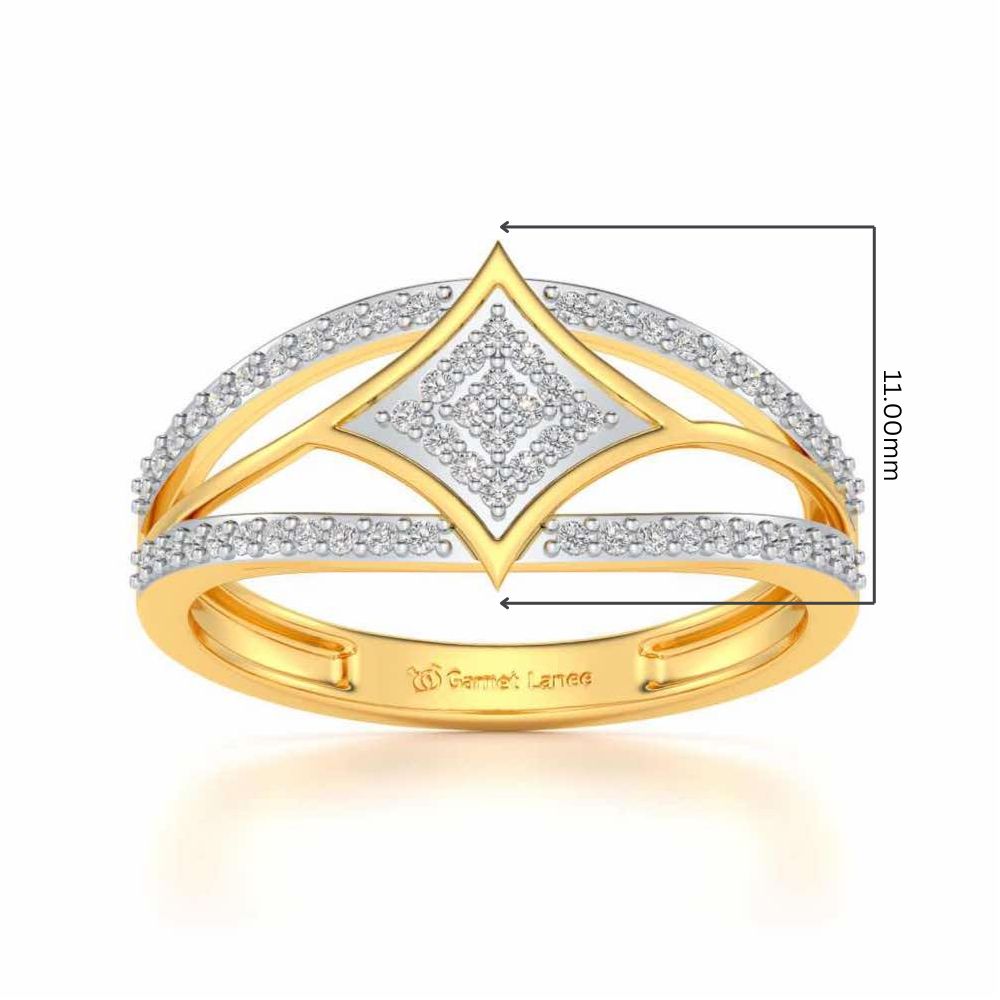Divine Shine Silver Ring For Men - Yellow Gold - Image 5