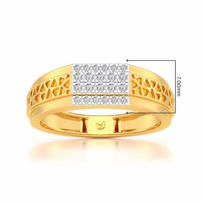 Bussiness Class Ring For Him - Yellow Gold - Image 5