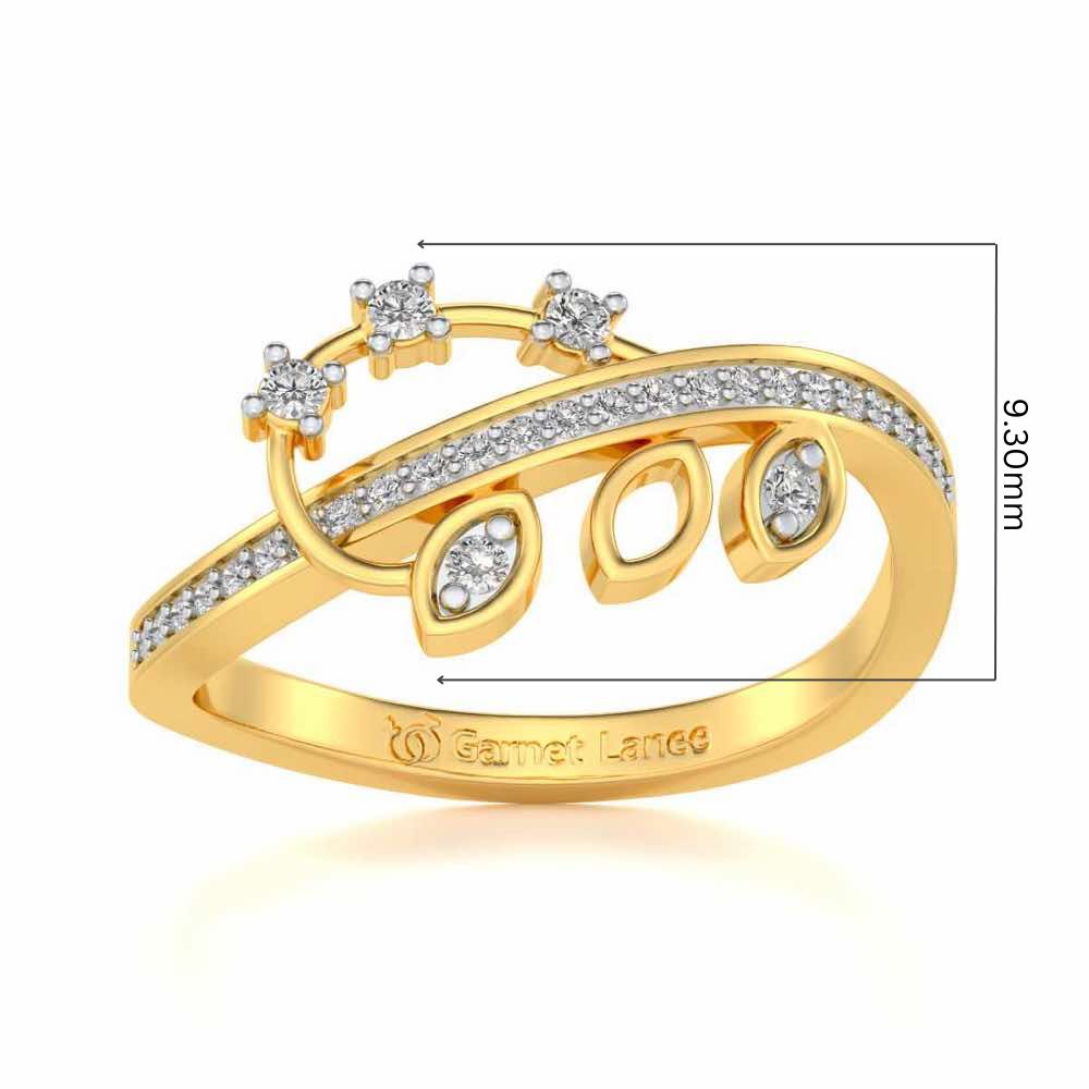 Protection Silver Ring - Yellow Gold - Image 5