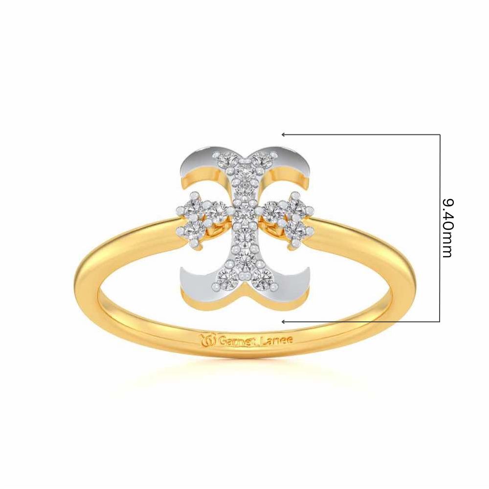 Royal I Silver Ring - Yellow Gold - Image 5