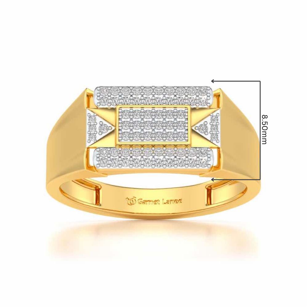 Splediferous Silver Ring For Men - Yellow Gold - Image 5