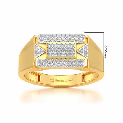 Splediferous Silver Ring For Men - Yellow Gold - Image 5
