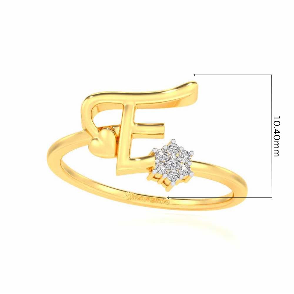 Regalia E Silver Ring - Yellow Gold - Image 5