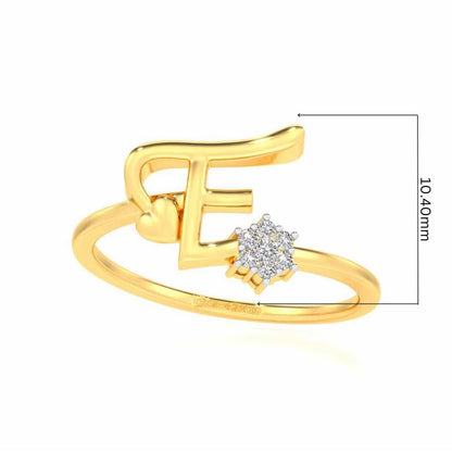 Regalia E Silver Ring - Yellow Gold - Image 5