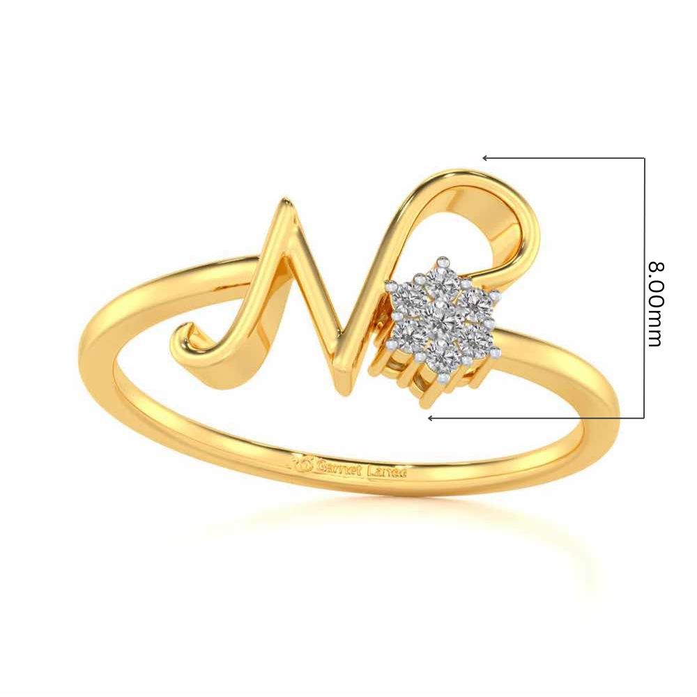 Flora N Silver Ring - Yellow Gold - Image 5