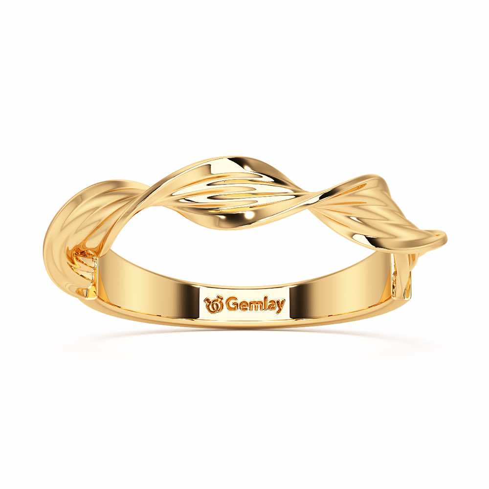 Evangeline Silver Ring - Yellow Gold - Image 2