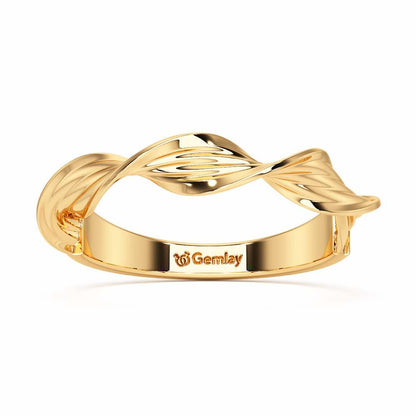 Evangeline Silver Ring - Yellow Gold - Image 2