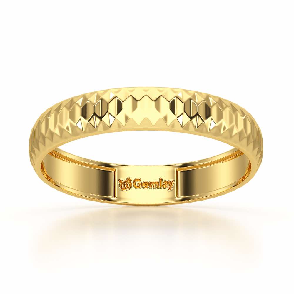 Ophelia Silver Ring - Yellow Gold - Image 2