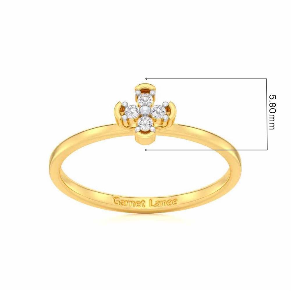 Timeless Silver Ring - Yellow Gold - Image 5