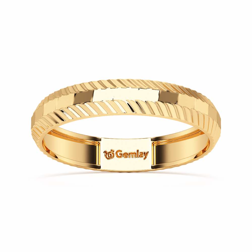 Nia Silver Ring - Yellow Gold - Image 2
