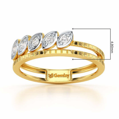Lord Charm Silver Ring - Yellow Gold - Image 2