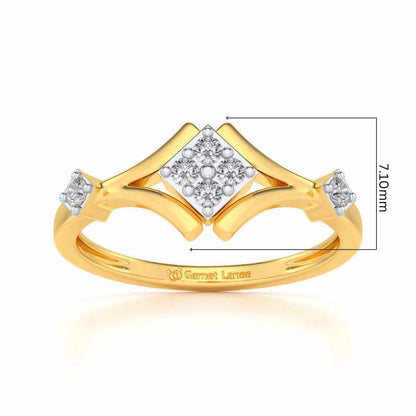 Relic Silver Ring - Yellow Gold - Image 5