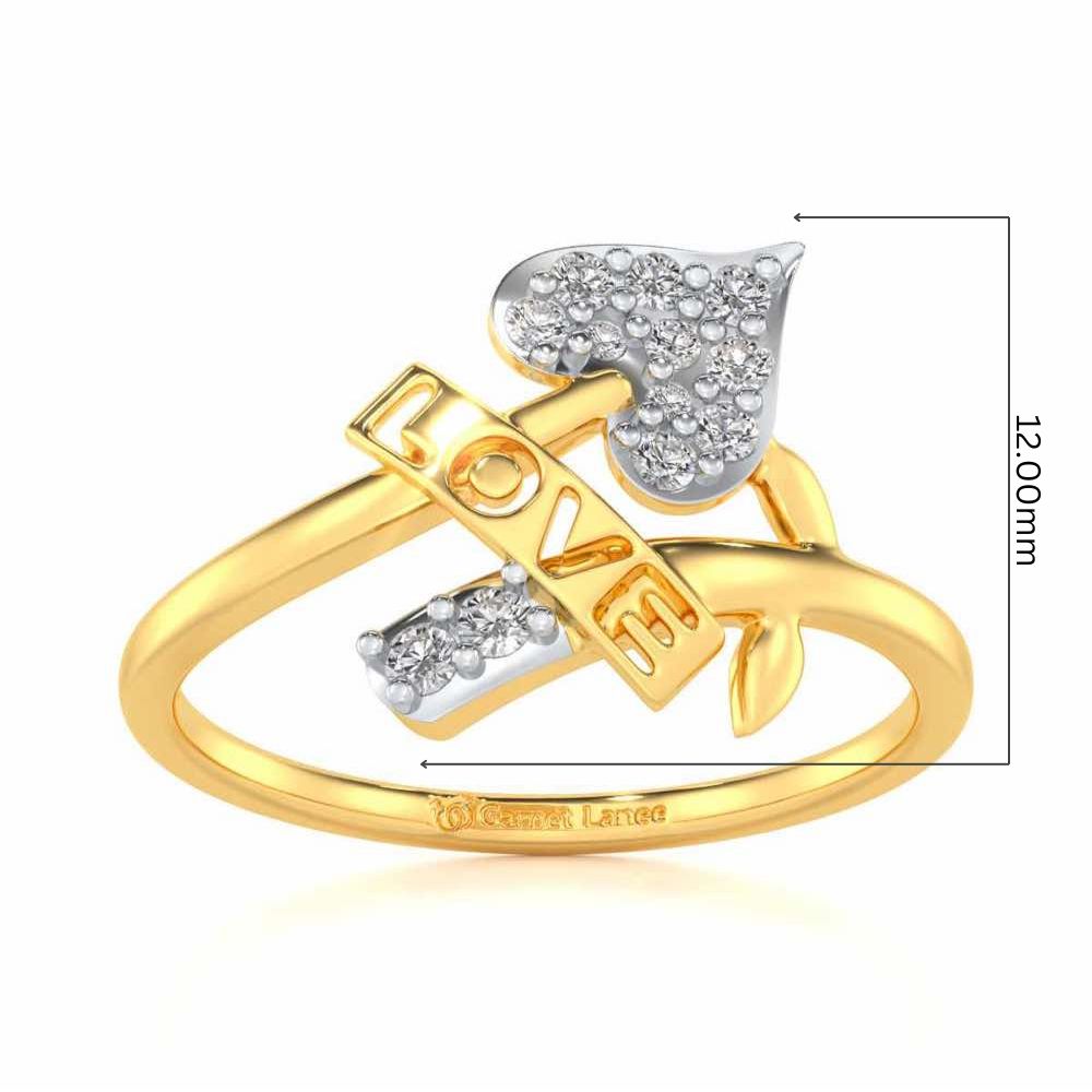 Grow Love Silver Ring - Yellow Gold - Image 5