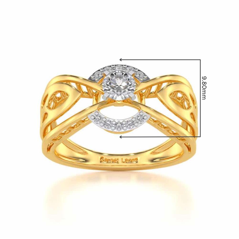 Maela Solitaire Ring - Yellow Gold - Image 5