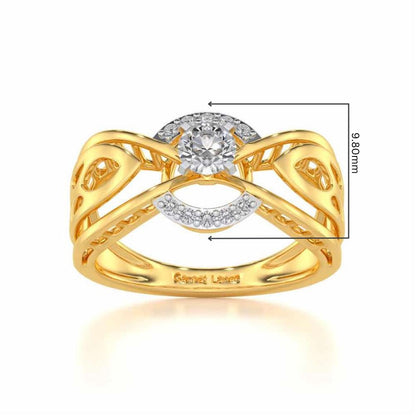 Maela Solitaire Ring - Yellow Gold - Image 5