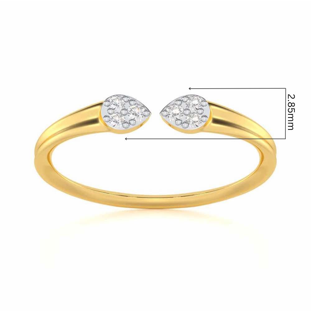 Dapper Glow Silver Ring - Yellow Gold - Image 5