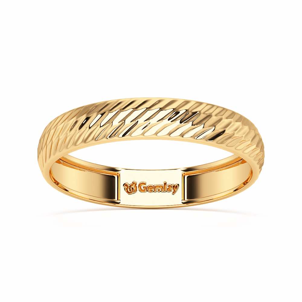 Lena Silver Ring - Yellow Gold - Image 2