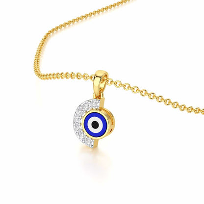 Sacred Watch Silver Pendant - Yellow Gold - Image 2