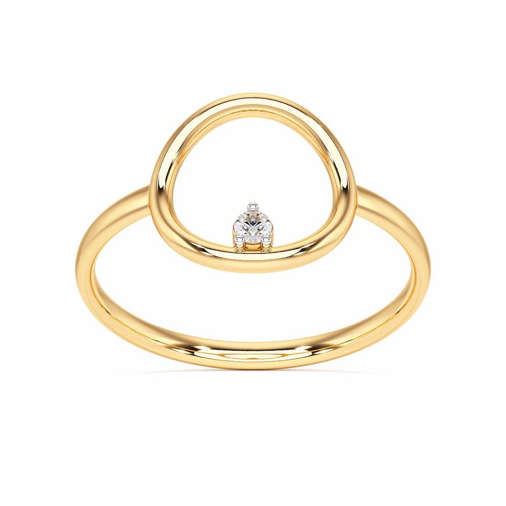 Sunray Sunray Silver Ring - Yellow Gold - Image 2