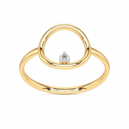 Sunray Sunray Silver Ring - Yellow Gold - Image 2