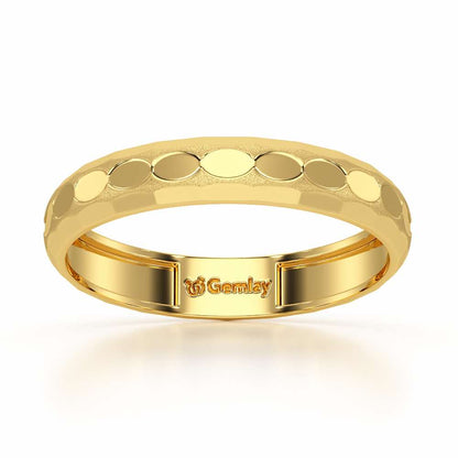 Talia Silver Ring - Yellow Gold - Image 2