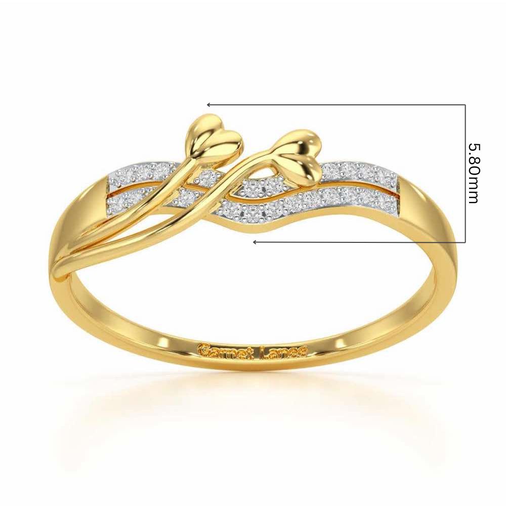 Grow Glow Silver Ring - Yellow Gold - Image 5