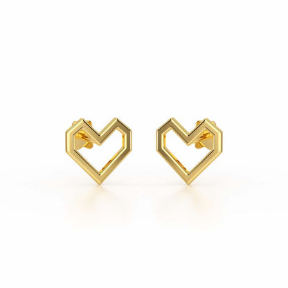 Lush Looplets Silver Earrings - Yellow Gold - Image 2