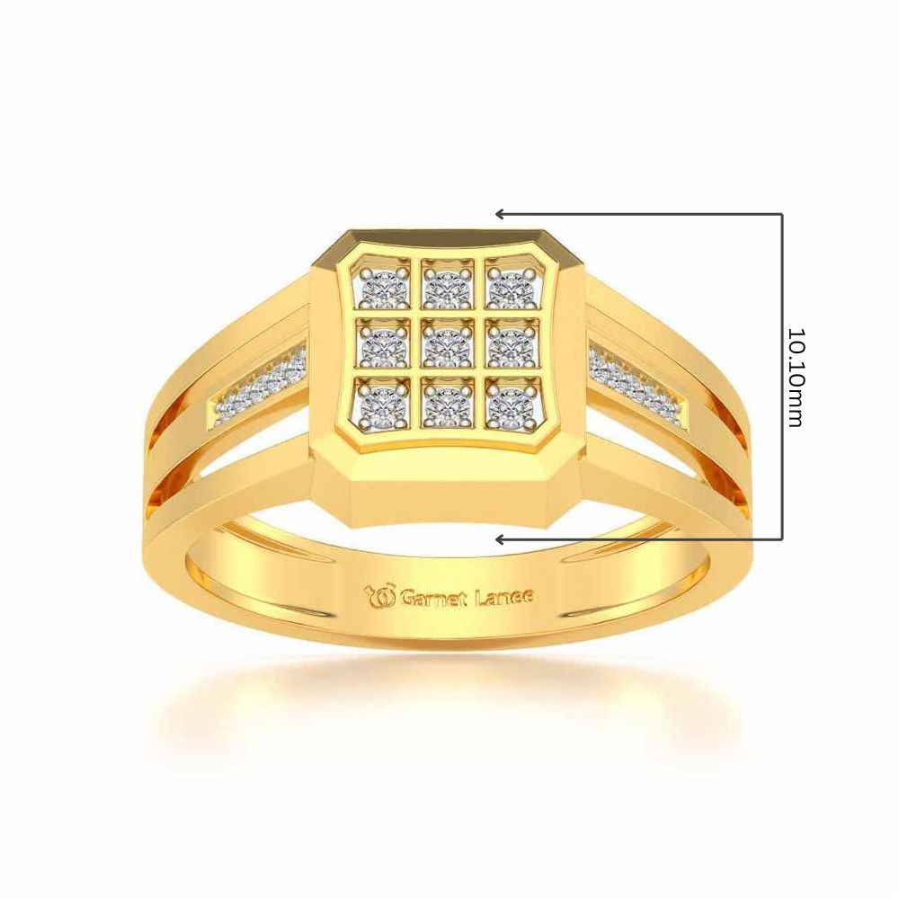 Lavish Ring For Men - Yellow Gold - Image 5