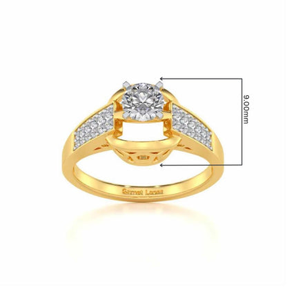 Swapan Solitaire Ring - Yellow Gold - Image 5