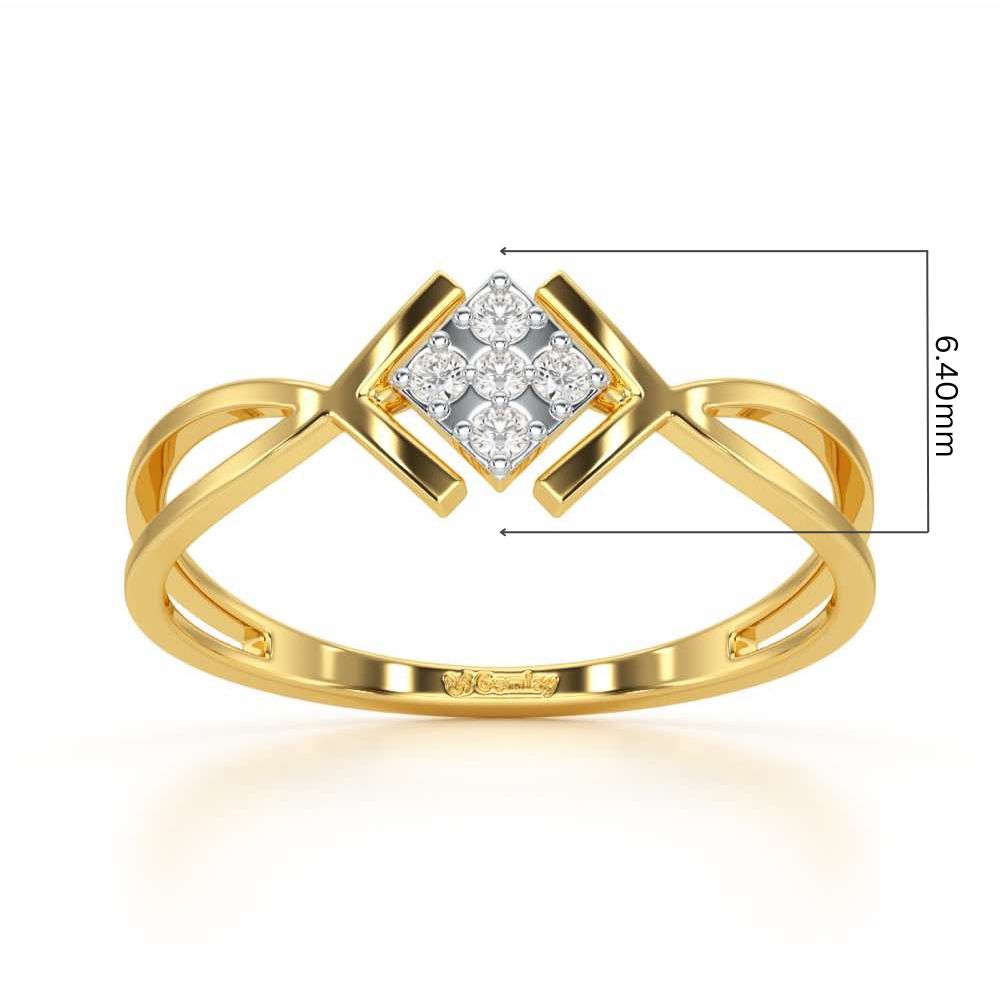 Luxe Protection Silver Ring - Yellow Gold - Image 5
