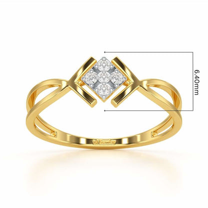 Luxe Protection Silver Ring - Yellow Gold - Image 5