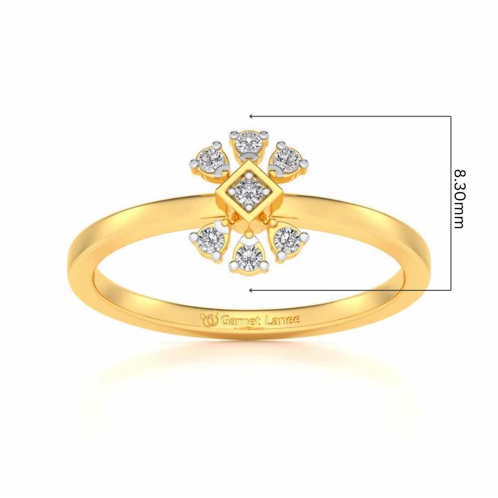 Dayati Silver Ring - Yellow Gold - Image 5