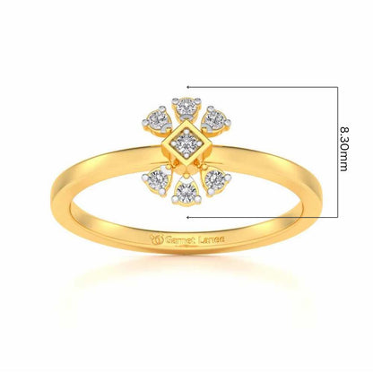 Dayati Silver Ring - Yellow Gold - Image 5