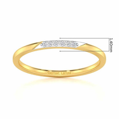 Enigmatic Luster Silver Ring - Yellow Gold - Image 5