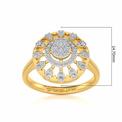Meshly Silver Ring - Yellow Gold - Image 5