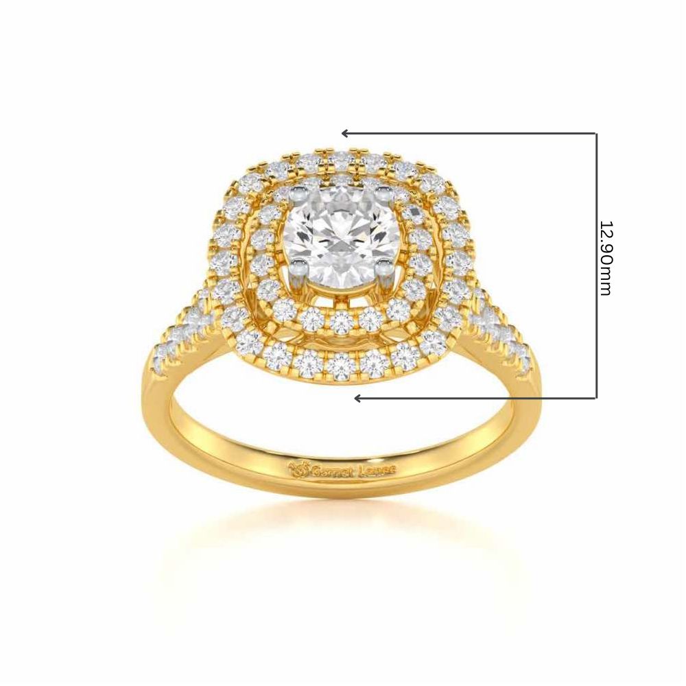 Elite Titan Women Solitaire Ring - Yellow Gold - Image 5